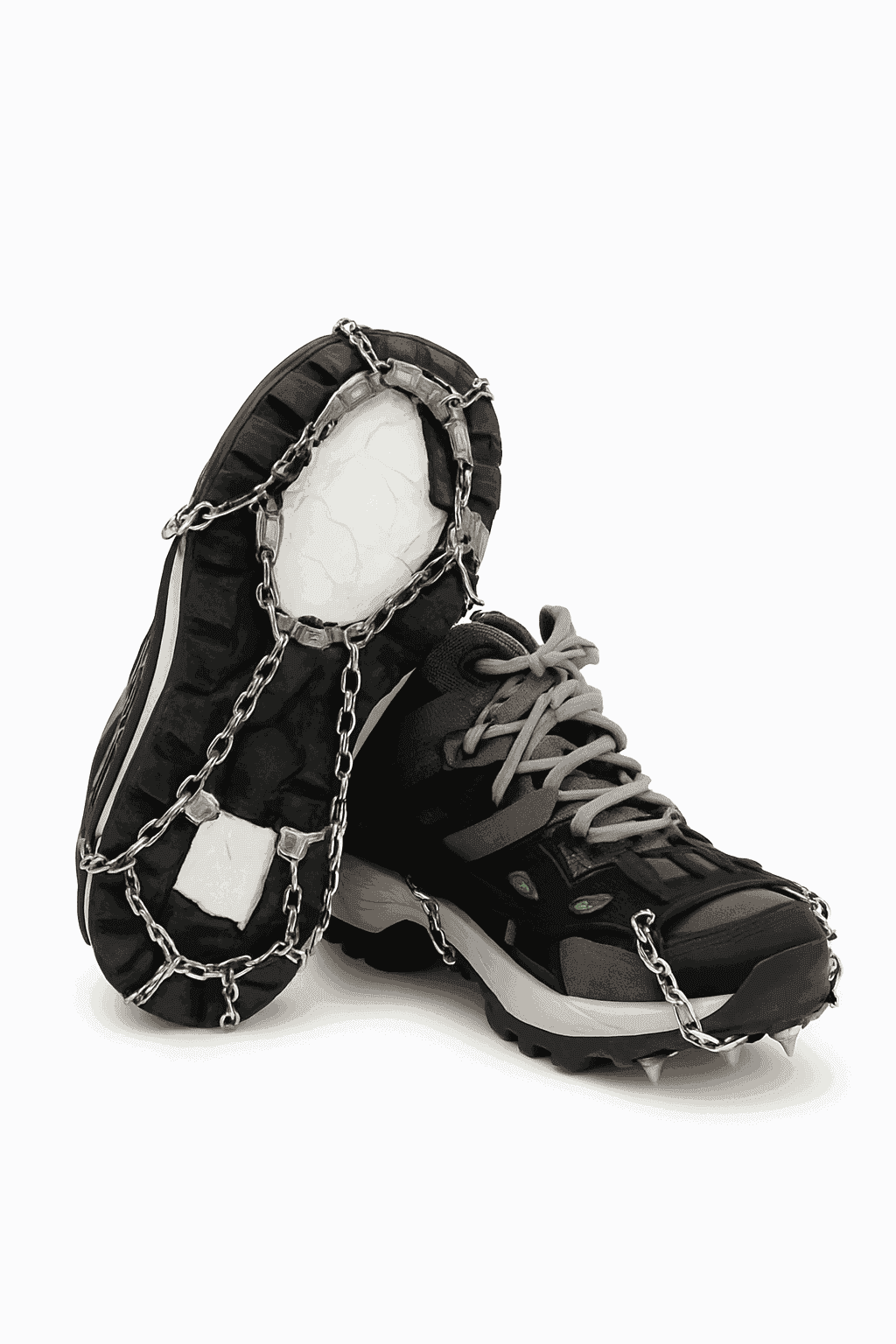 22-Tooth Ice Gripper Crampons for Hiking and Snow Walking-XB-22-L