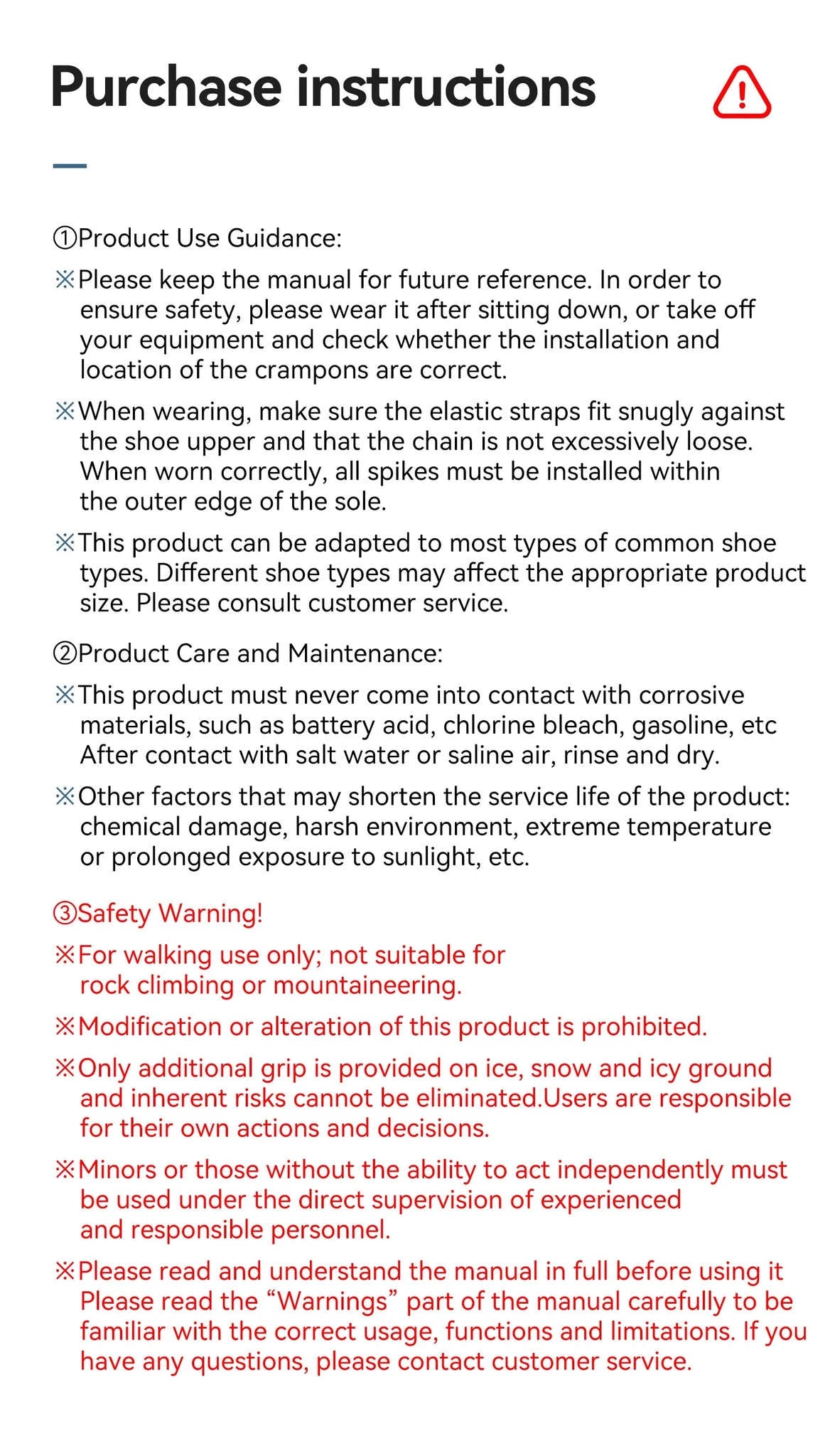 22-Tooth Ice Gripper Crampons for Snow & Winter Traction-L(EUR 39.5-46.5)