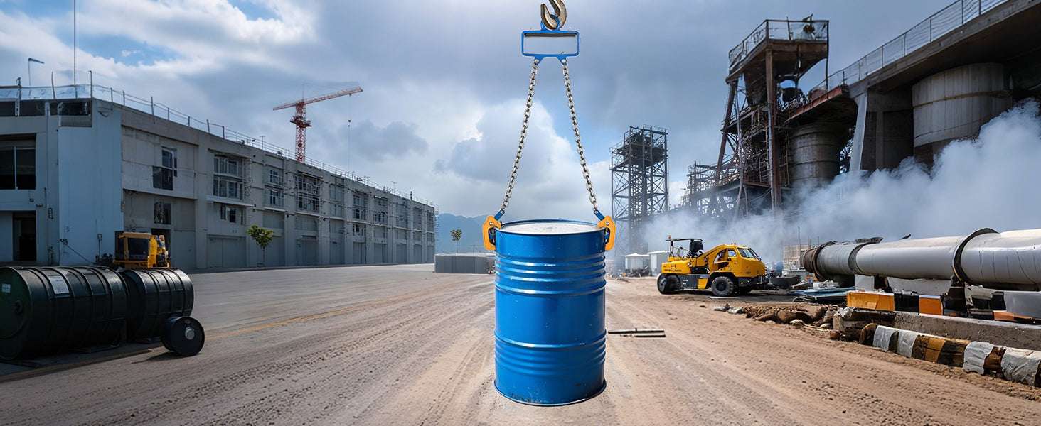 2200 lb Drum Lifting Chain Sling G80 with Security Hook-2200LBS / United States