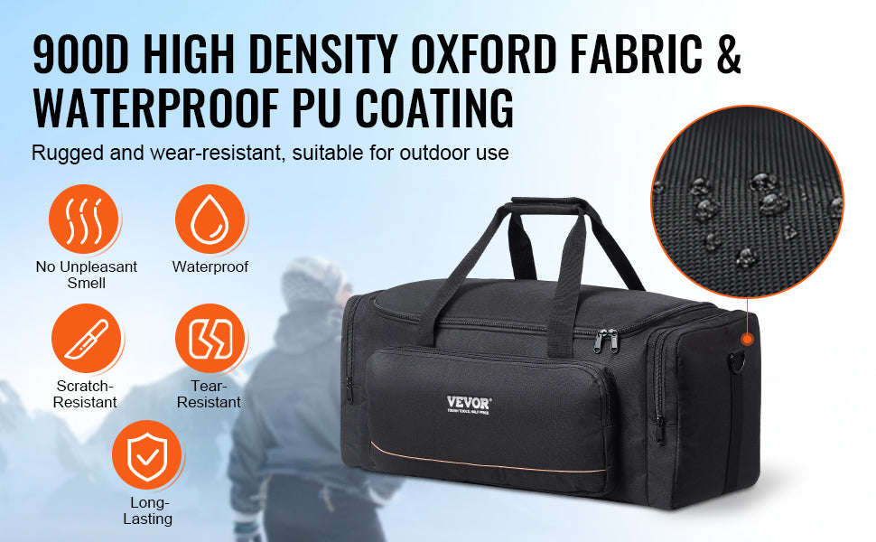 22in Shock-Absorb Telescope Storage Bag with Fixed Buckles, Multi-Pocket & Detachable Divider-M Backpack / United States