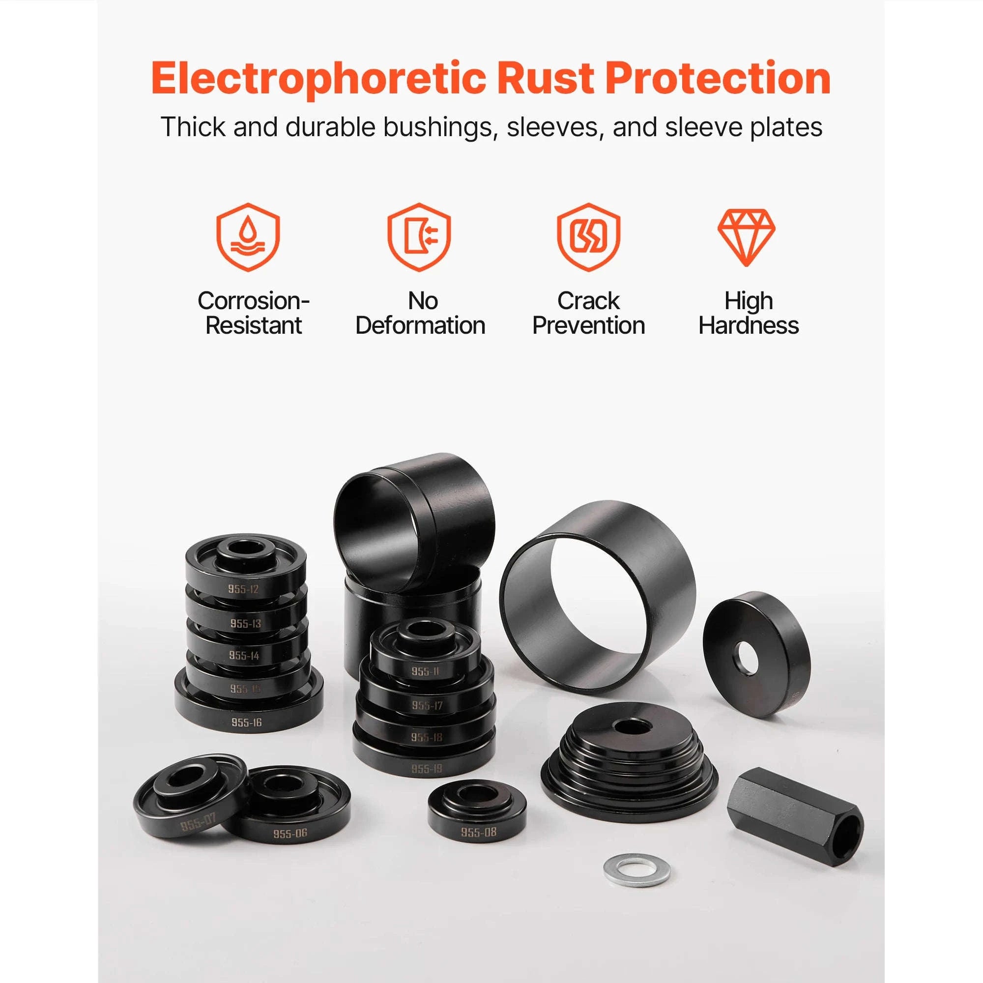 23-Piece Wheel Bearing Press Kit for Removal and Installation-23pcs TypeB / United States