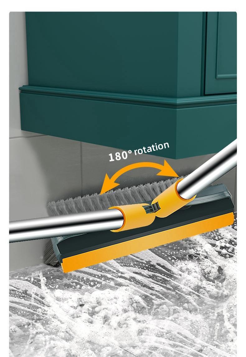 3 In 1 Cleaning Brush Cleaner Brush For Cleaning Bathroom Brush With Long Handle Rotating Floor Brush Crevice Brush 