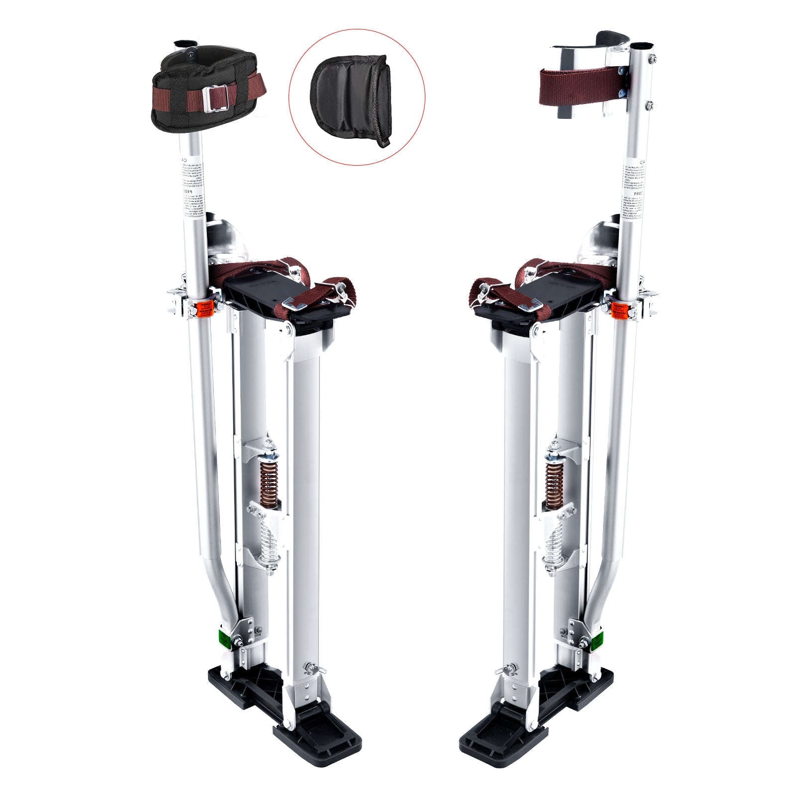24-40 in Adjustable Drywall Stilts Aluminum Alloy-Black / france