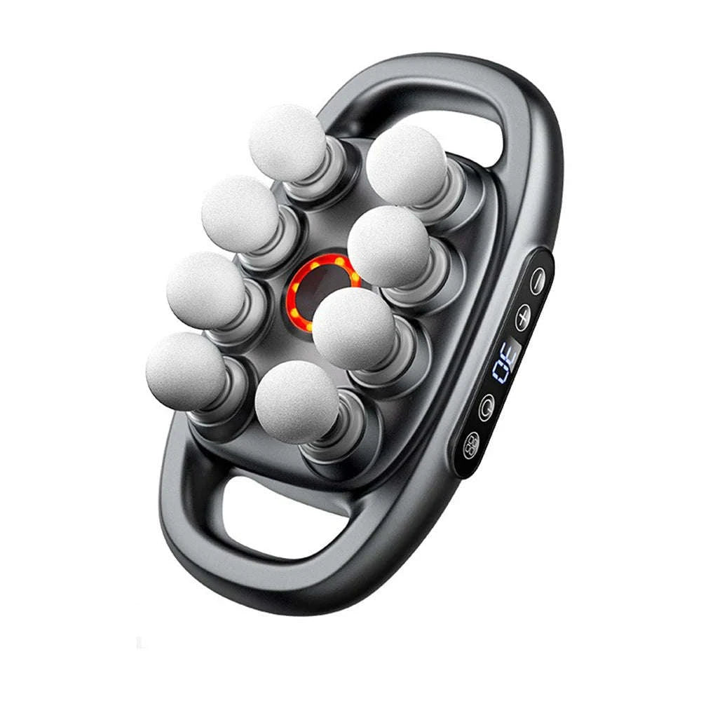 24-Head Fascia Gun with 99-Level High-Frequency Vibration-silver