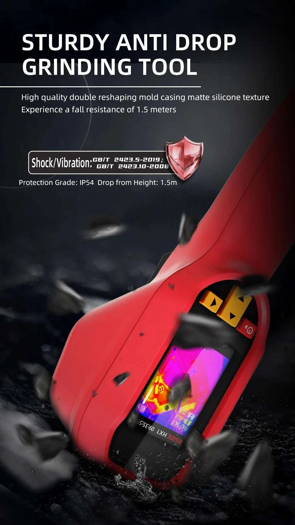 240x240 Thermal Imaging Camera Infrared Temperature Scanner -20°C to 550°C-BSIDE-HX1 / United States