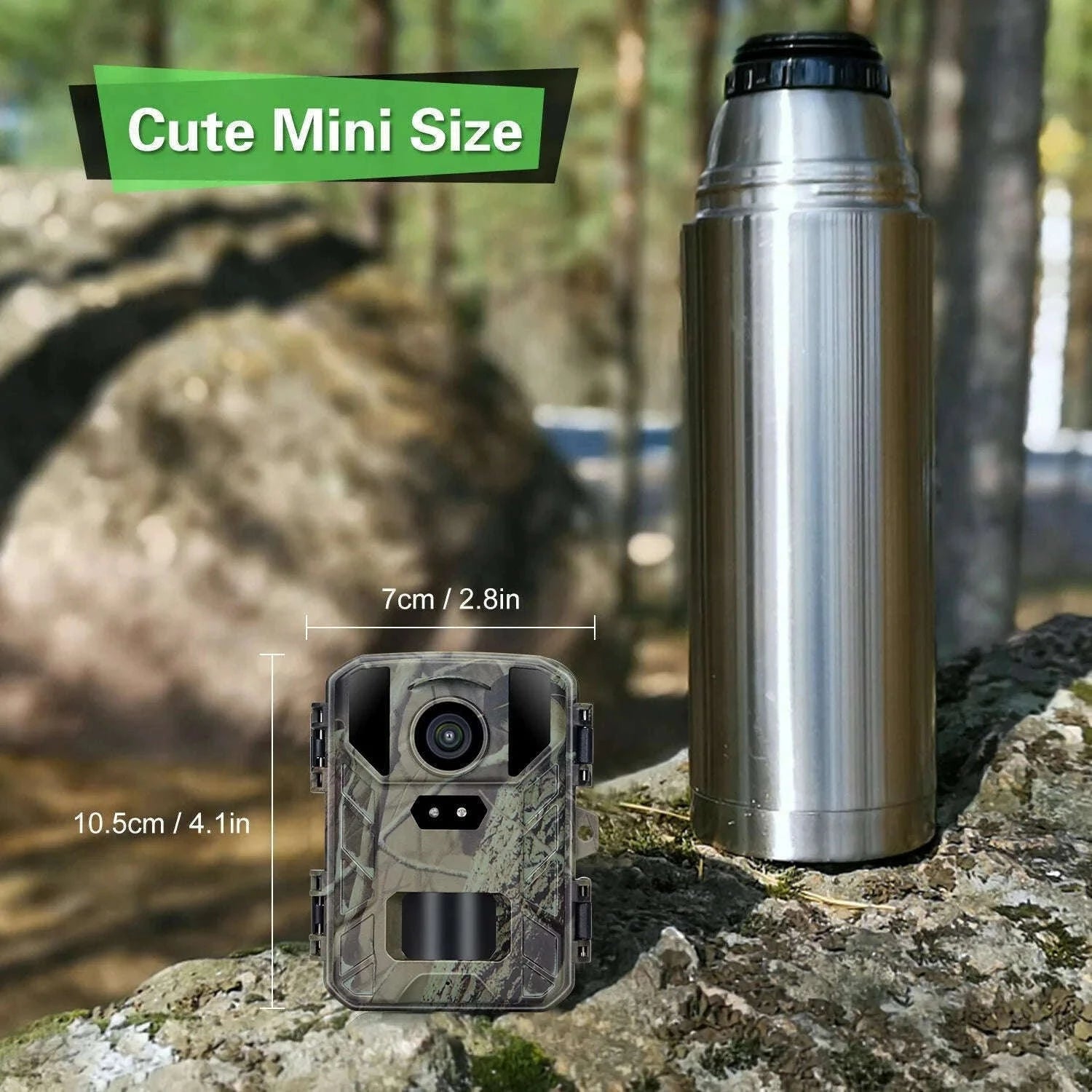24MP Trail Camera with 1080P Video, Night Vision, IP65-4PCS-MINI800 / China Mainland
