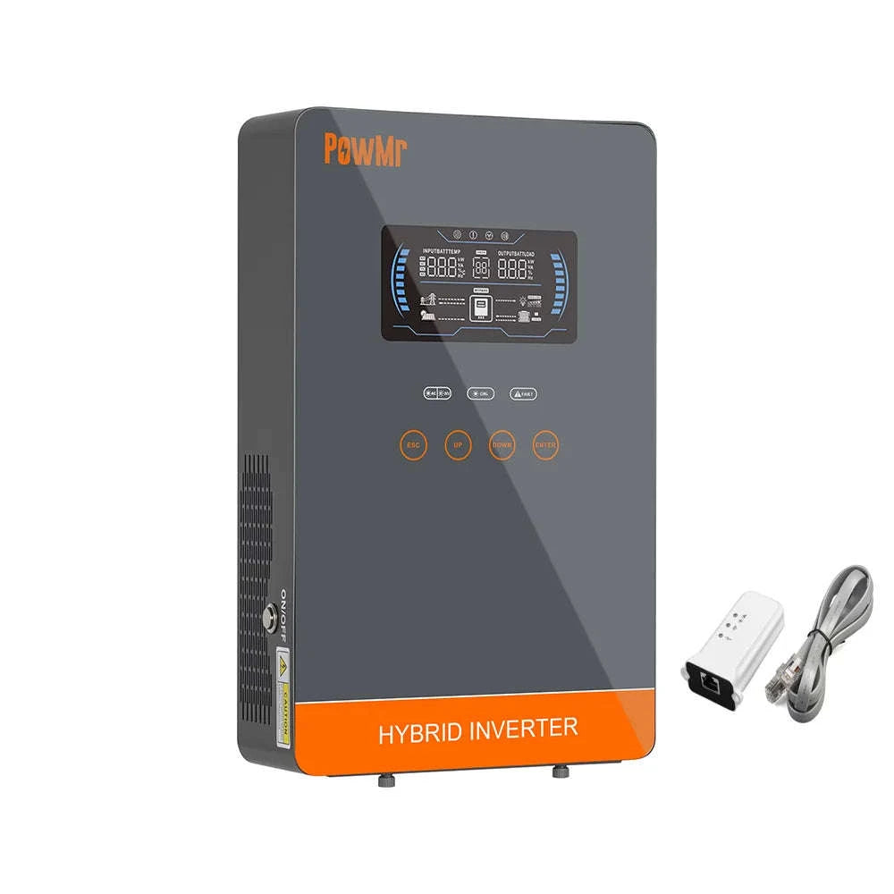 24V 4000W Solar Inverter Pure Sine Wave with LCD Display and MPPT-4KW without WIFI / 110-120V / 24V|United States