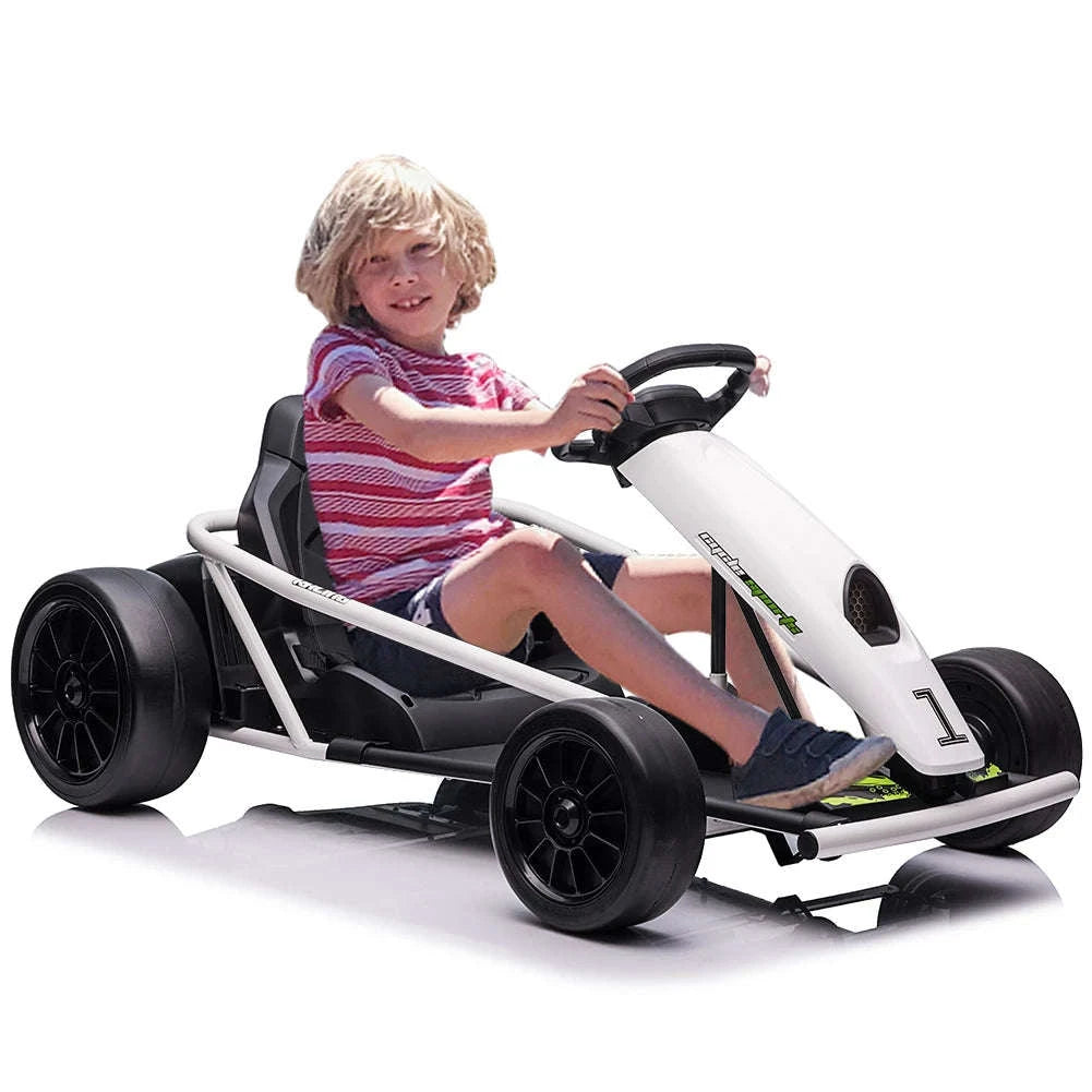 24V Electric Go Kart Drift Car for Kids-Rose red / United States