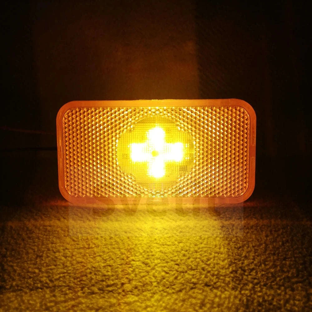 24V LED Side Lights for Truck FH FM FL Amber Clearance Lamp-10 pcs