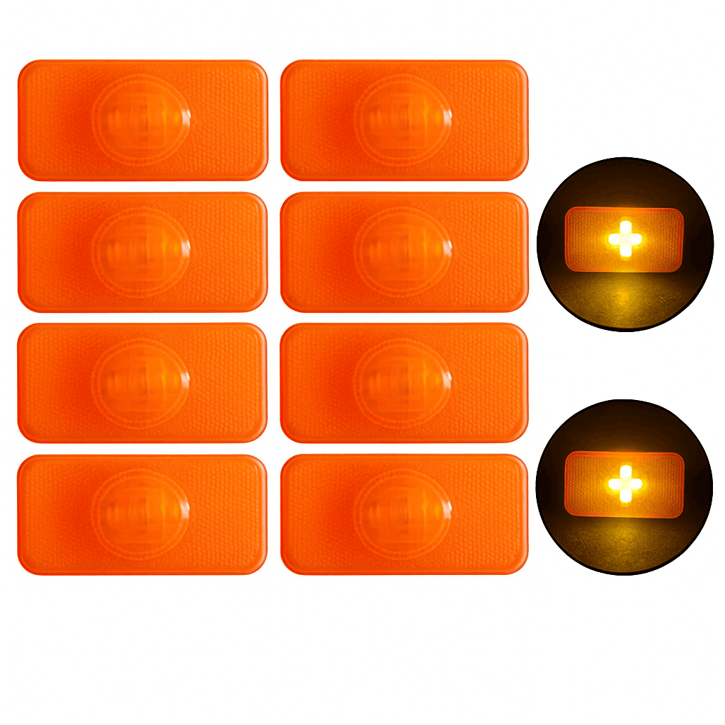 24V LED Side Lights for Truck FH FM FL Amber Clearance Lamp-10 pcs