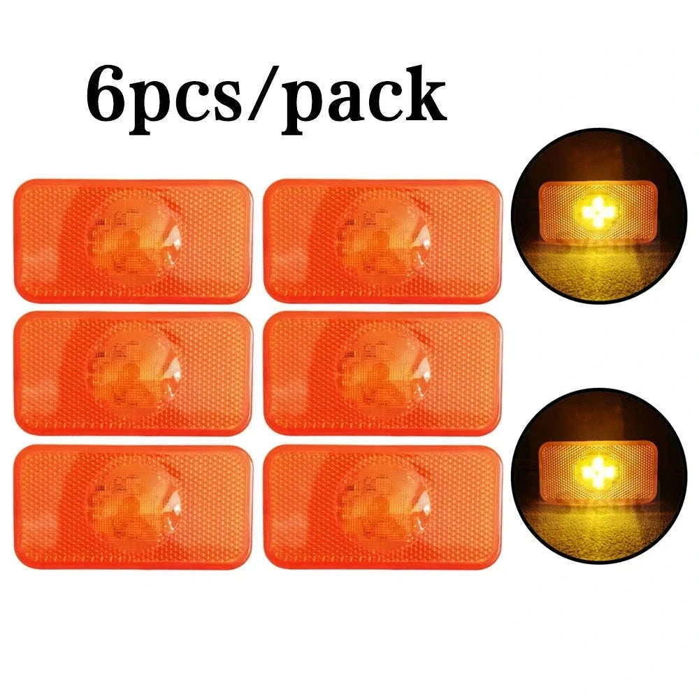 24V LED Side Lights for Truck FH FM FL Amber Clearance Lamp-10 pcs