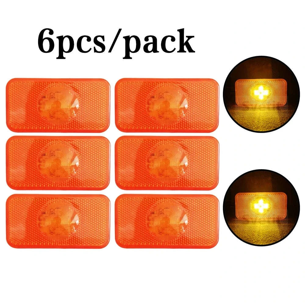 24V LED Side Lights for Truck FH FM FL Amber Clearance Lamp-10 pcs