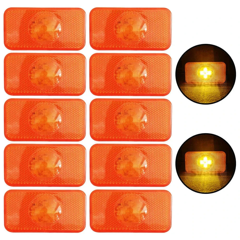 24V LED Side Lights for Truck FH FM FL Amber Clearance Lamp-10 pcs