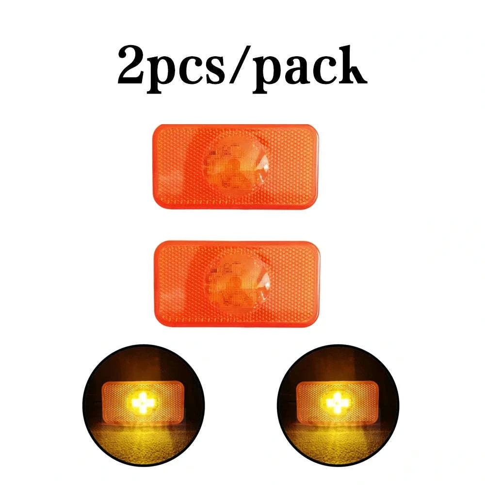 24V LED Side Lights for Truck FH FM FL Amber Clearance Lamp-10 pcs