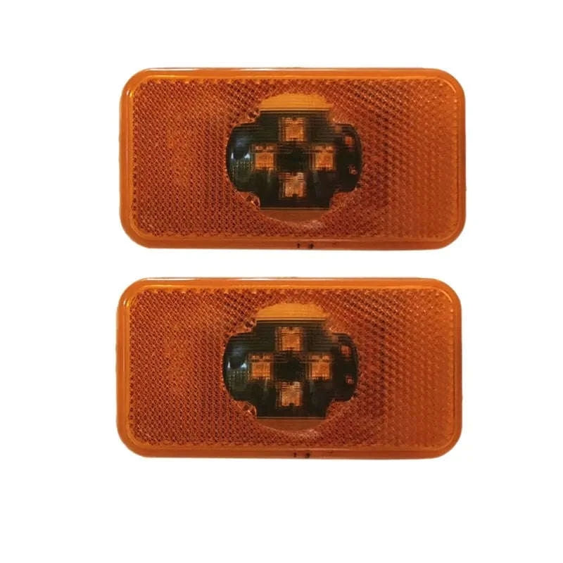 24V LED Side Marker Lights, Amber, 2pcs-8pcs amber