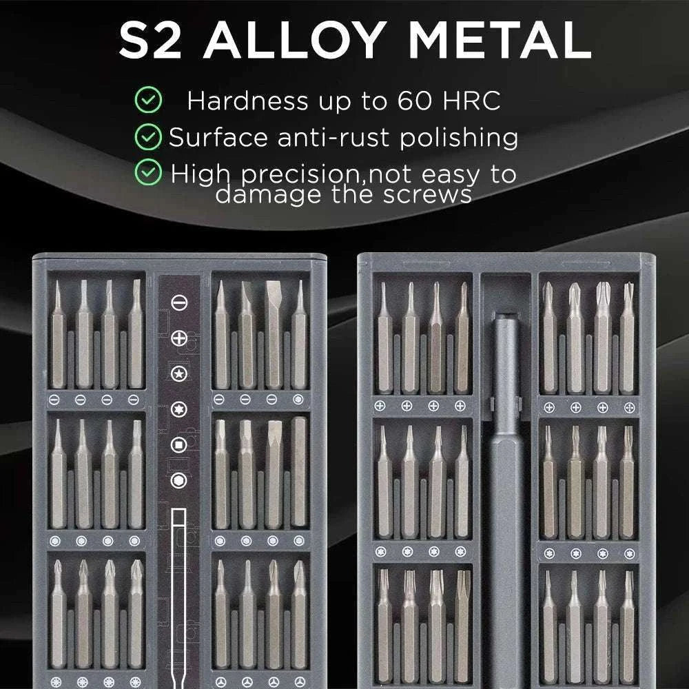25-in-1 / 63-in-1 Magnetic Precision Screwdriver Set for Phone and PC Repair-25 pcs / China Mainland