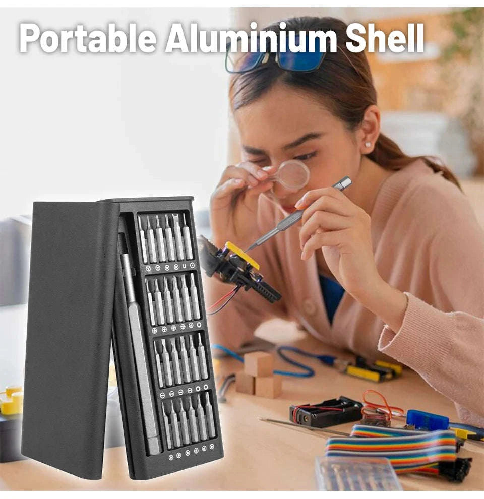 25-in-1 / 63-in-1 Magnetic Precision Screwdriver Set for Phone and PC Repair-25 pcs / China Mainland