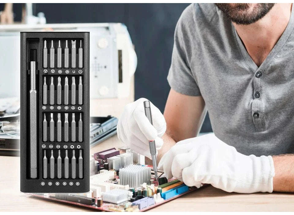25-in-1 / 63-in-1 Magnetic Precision Screwdriver Set for Phone and PC Repair-25 pcs / China Mainland