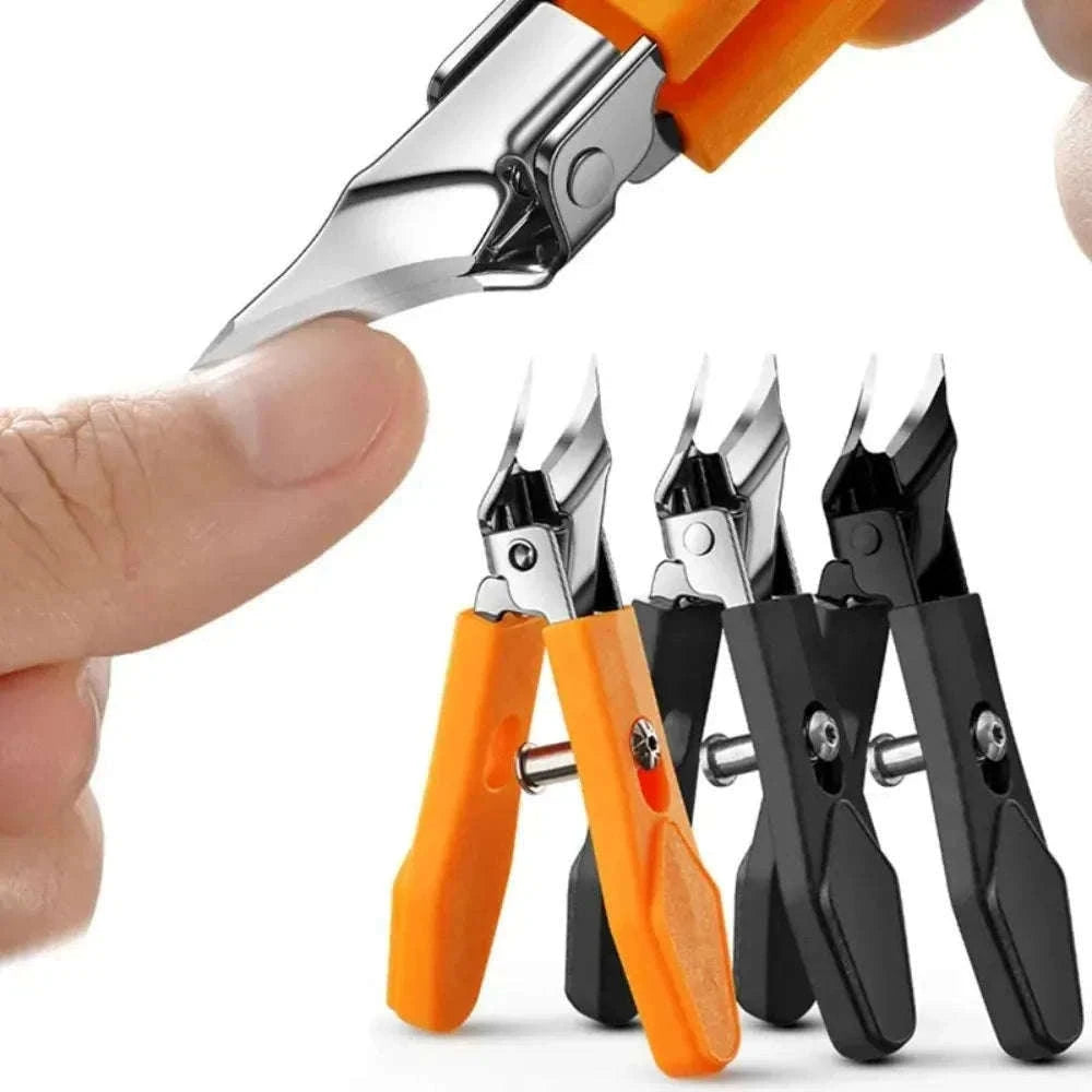 25° Slant Edge Nail Clipper for Ingrown Toenails-Orange