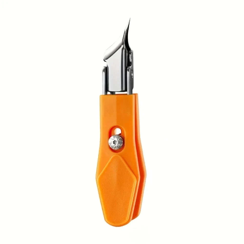 25° Slant Edge Nail Clipper for Ingrown Toenails-Orange