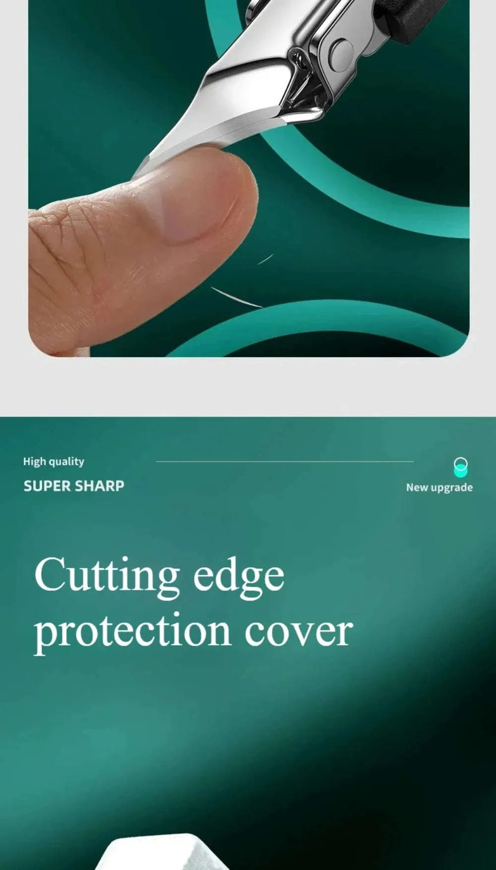 25° Slant Edge Nail Clipper for Ingrown Toenails-Orange