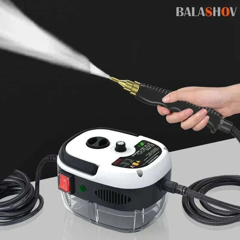 2500W Portable High Pressure Steam Cleaner for Home & Car-Upgraded White / 110 V