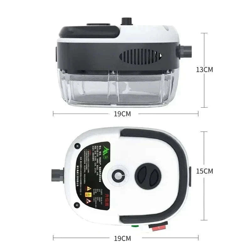 2500W Portable High Pressure Steam Cleaner for Home & Car-Upgraded White / 110 V