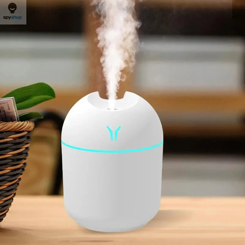 250ML USB Mini Air Humidifier Aroma Essential Oil Diffuser For Home Car Ultrasonic Mute Mist Maker Diffuser with LED Color Lamp Spy-shop.com