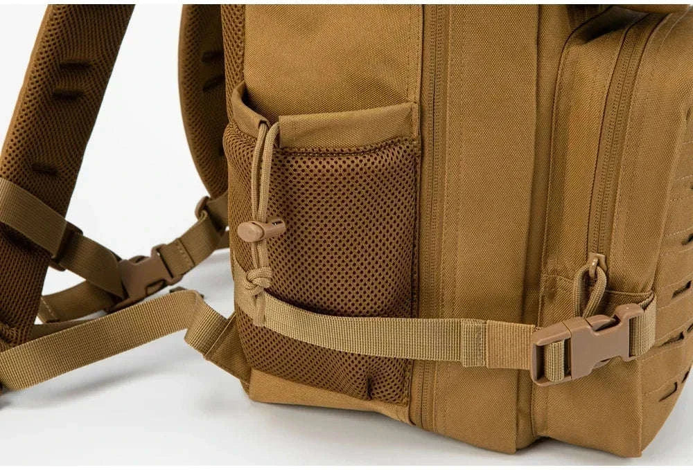 25L/45L Tactical Backpack with Water Bottle Holder-25L Gray / spain