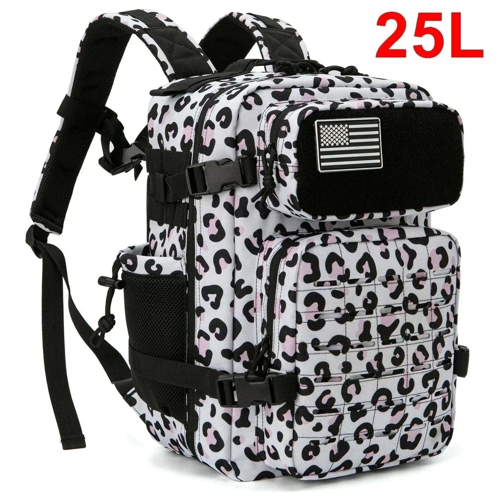25L/45L Tactical Backpack with Water Bottle Holder-25L Gray / spain