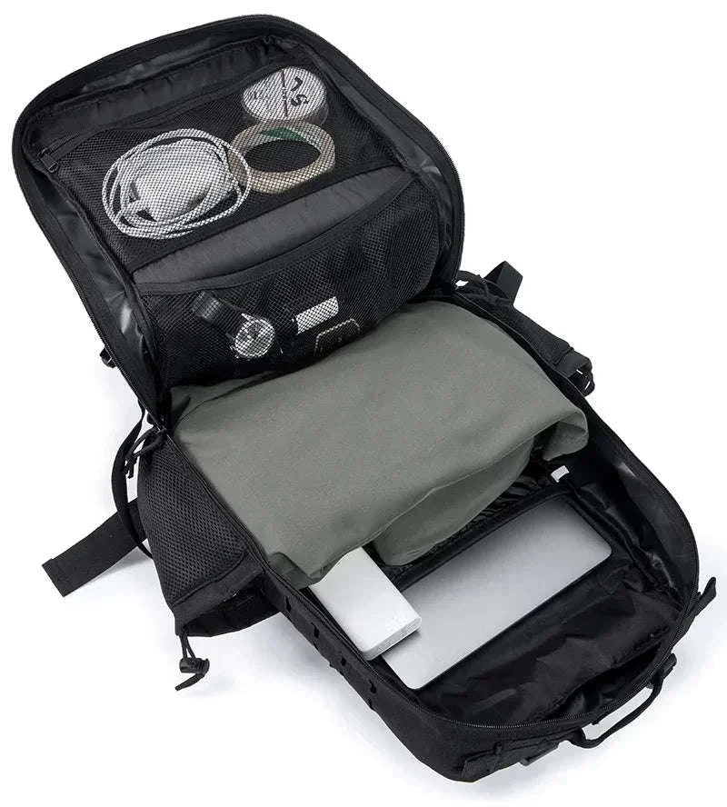 25L/45L Tactical Backpack with Water Bottle Holder-25L Gray / spain