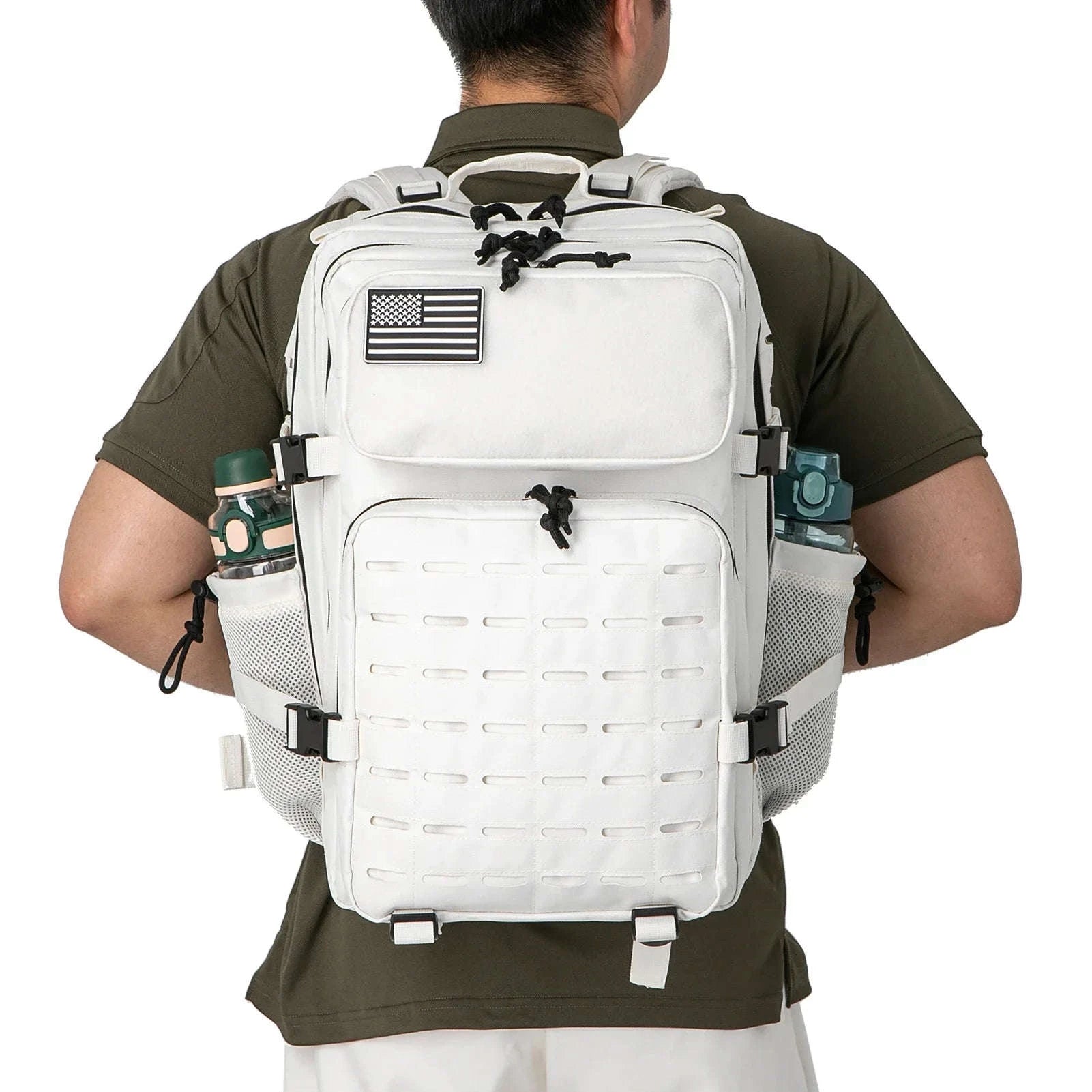 25L/45L Tactical Backpack with Water Bottle Holder-25L Gray / spain