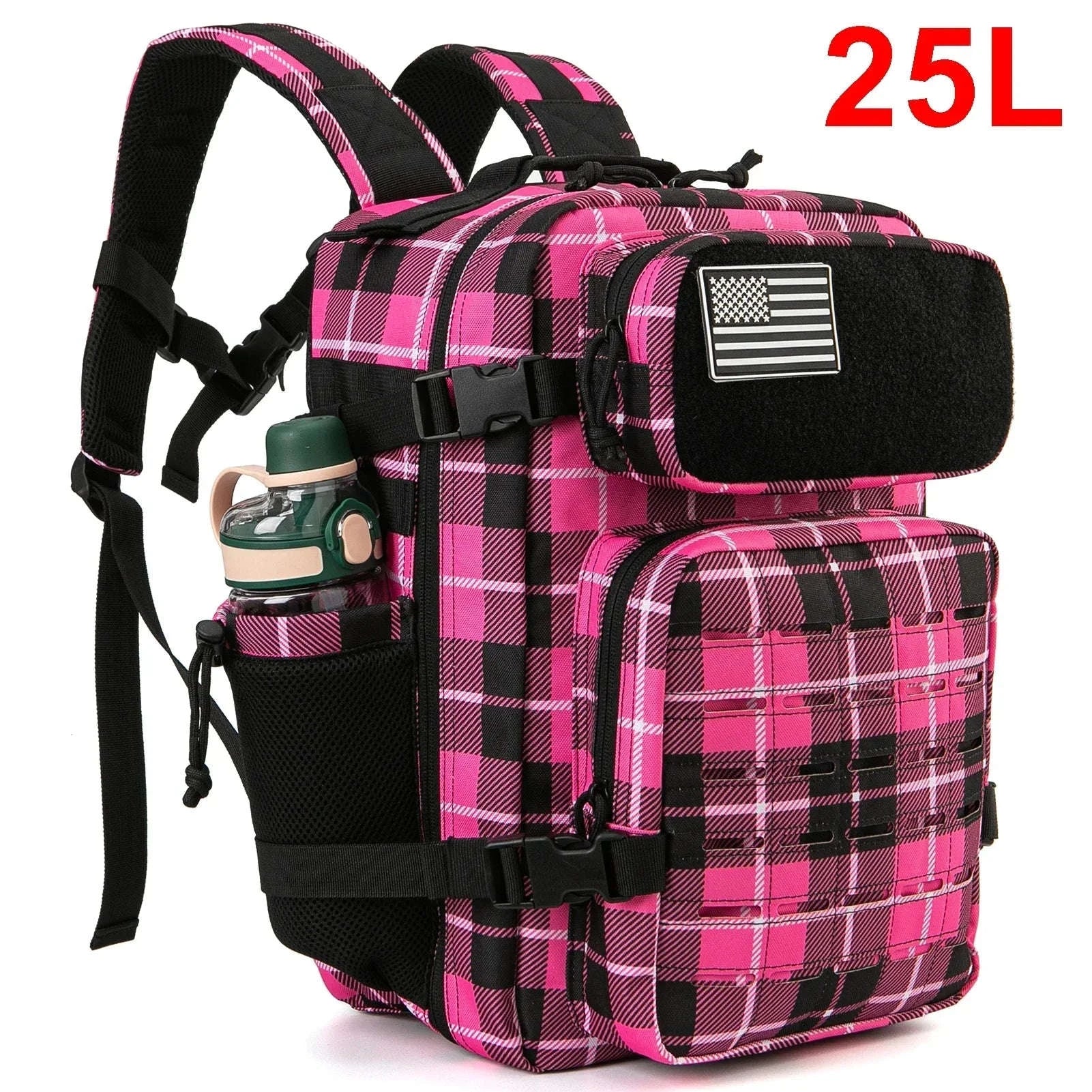 25L/45L Tactical Backpack with Water Bottle Holder-25L Gray / spain