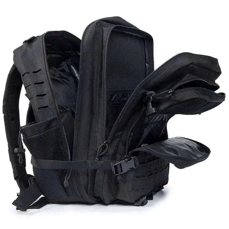 25L/45L Tactical Backpack with Water Bottle Holder-25L Gray / spain