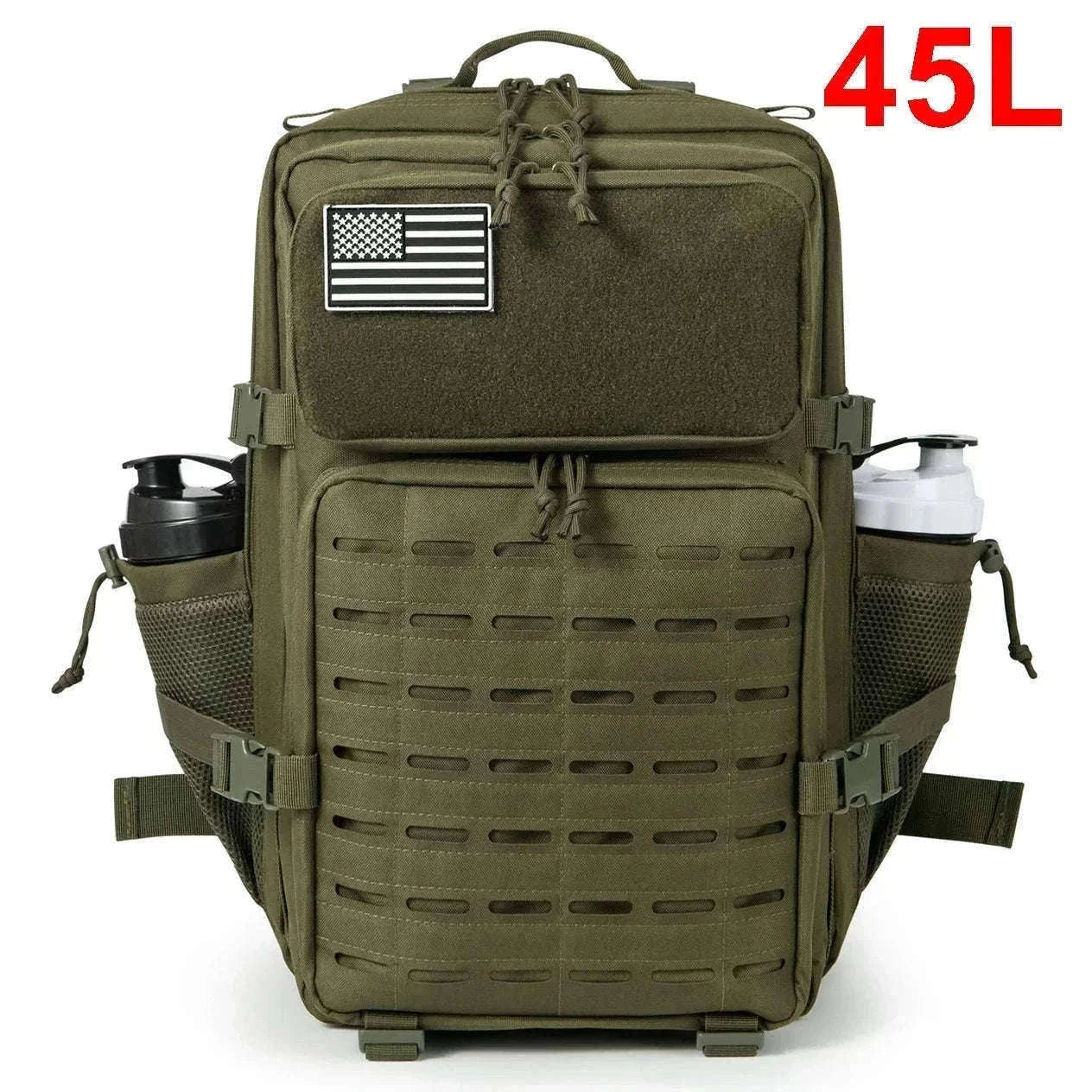 25L/45L Tactical Backpack with Water Bottle Holder-25L Gray / spain