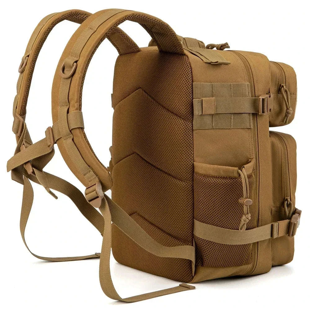 25L/45L Tactical Backpack with Water Bottle Holder-25L Gray / spain