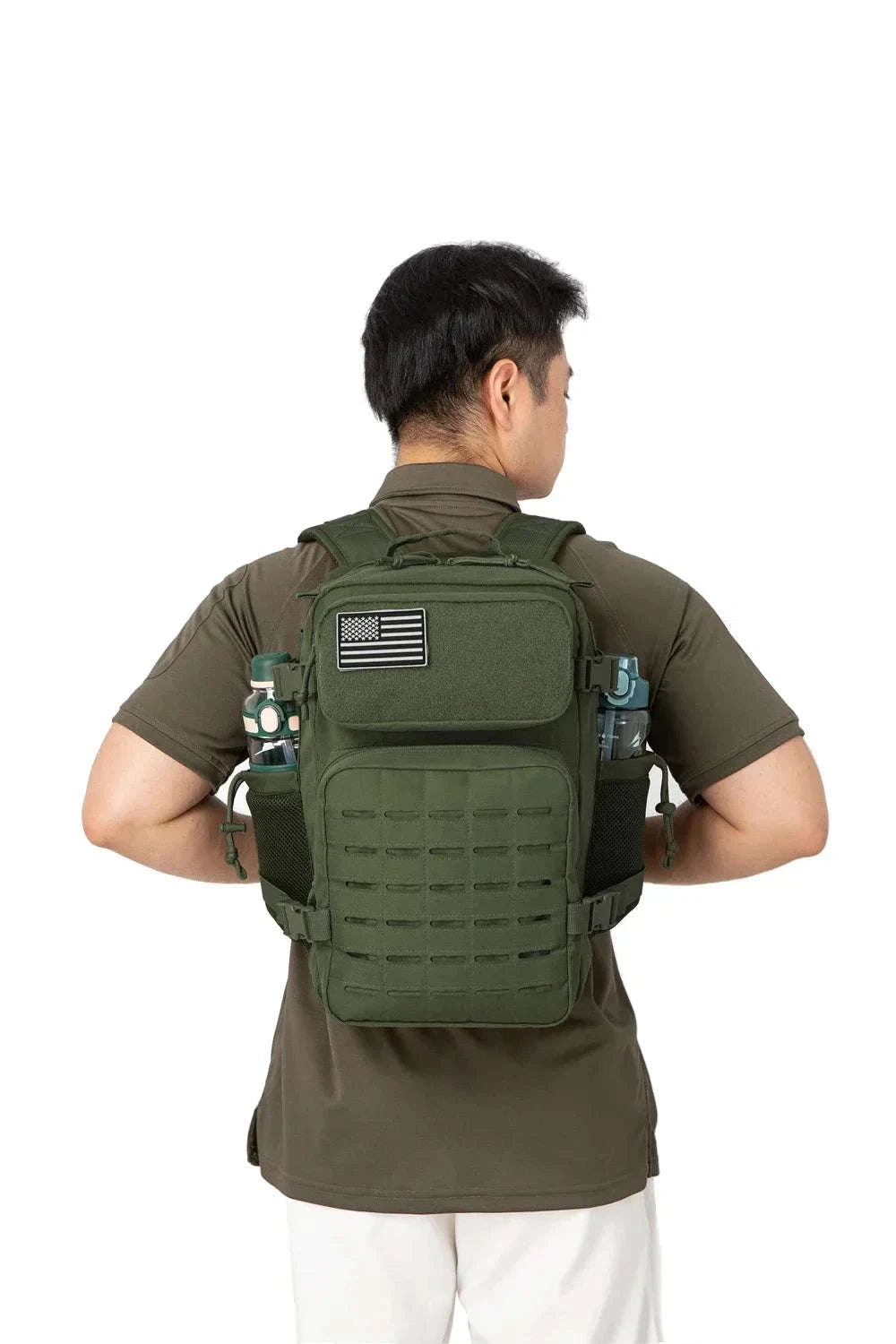 25L/45L Tactical Backpack with Water Bottle Holder-25L Gray / spain