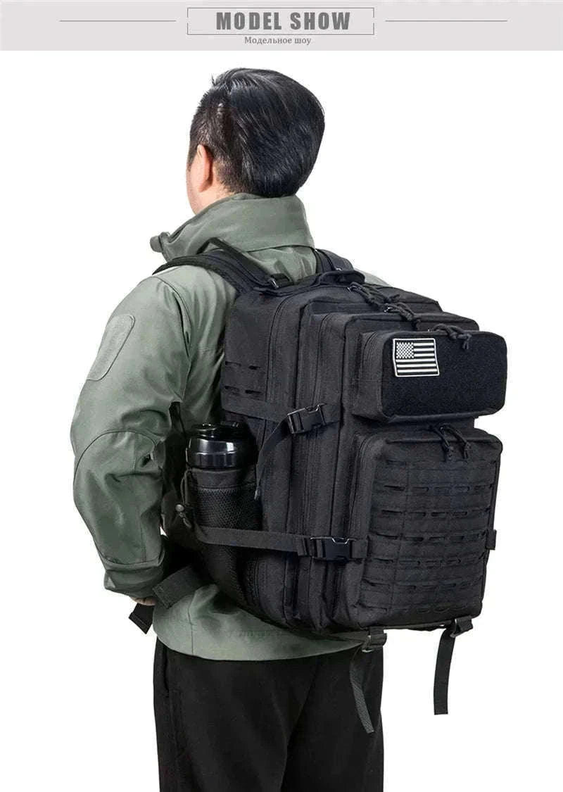 25L/45L Tactical Backpack with Water Bottle Holder-25L Gray / spain