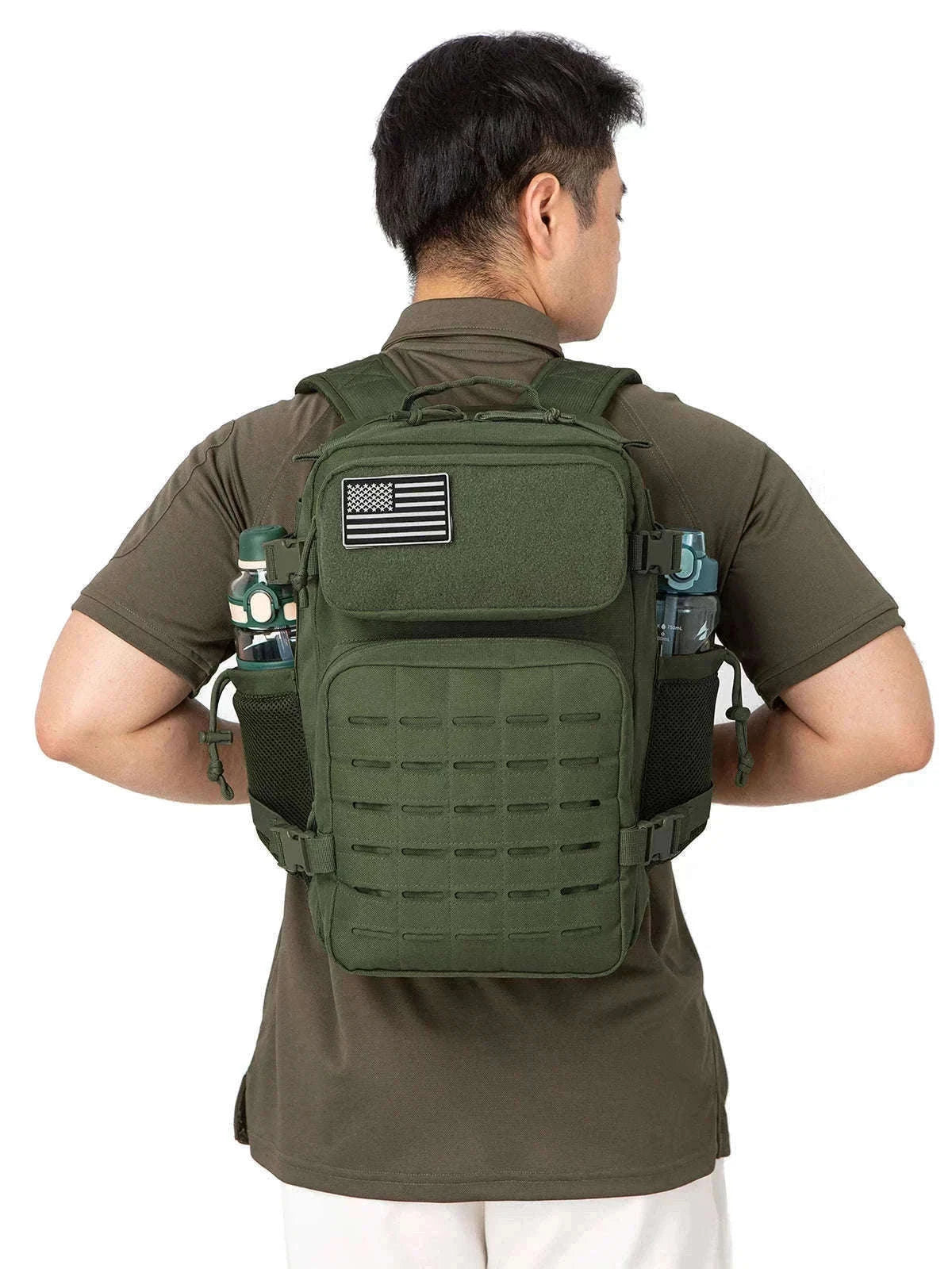 25L Tactical Backpack for Hiking, Travel, Camping and School-Gray / Poland / Other