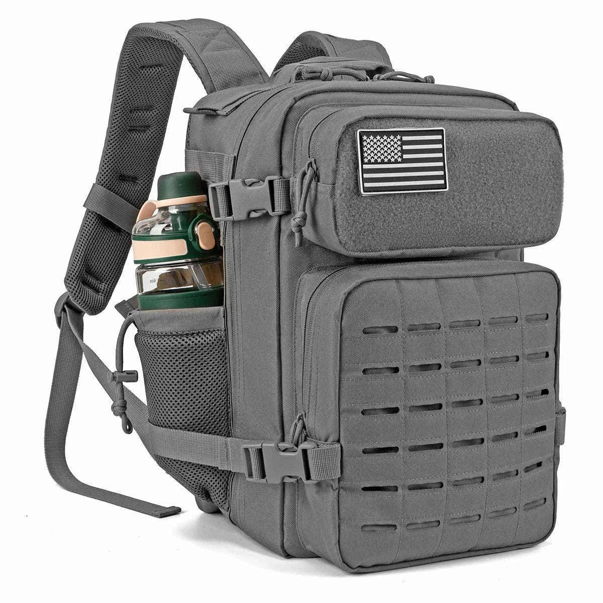 25L Tactical Backpack for Hiking, Travel, Camping and School-Gray / Poland / Other