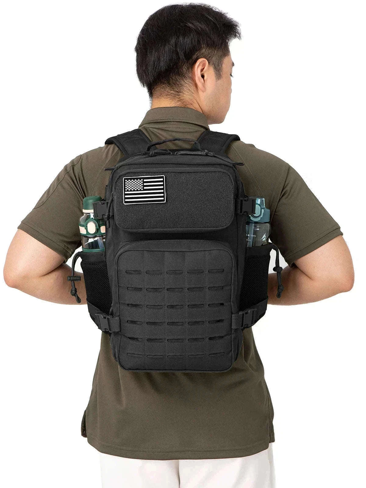 25L Tactical Backpack for Hiking, Travel, Camping and School-Gray / Poland / Other