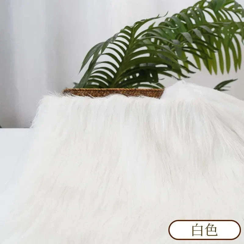 25x45cm Long Hair Faux Fur Fabric for Crafts and Cosplay-35 / 25x45cm