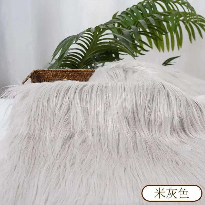 25x45cm Long Hair Faux Fur Fabric for Crafts and Cosplay-35 / 25x45cm
