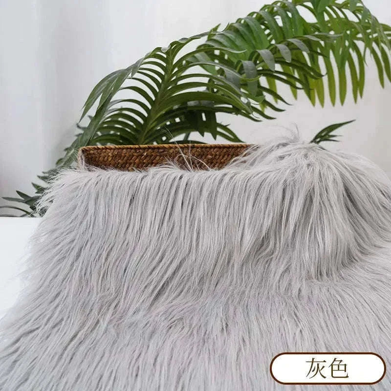 25x45cm Long Hair Faux Fur Fabric for Crafts and Cosplay-35 / 25x45cm