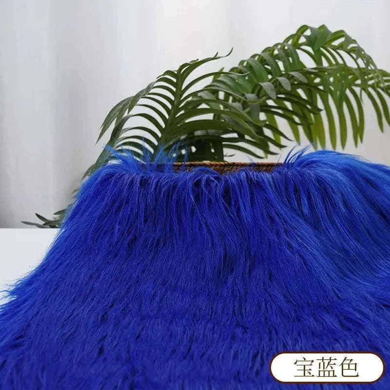 25x45cm Long Hair Faux Fur Fabric for Crafts and Cosplay-35 / 25x45cm
