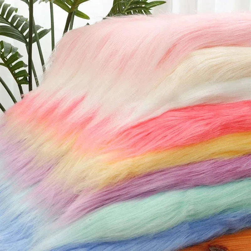 25x45cm Long Hair Faux Fur Fabric for Crafts and Cosplay-35 / 25x45cm