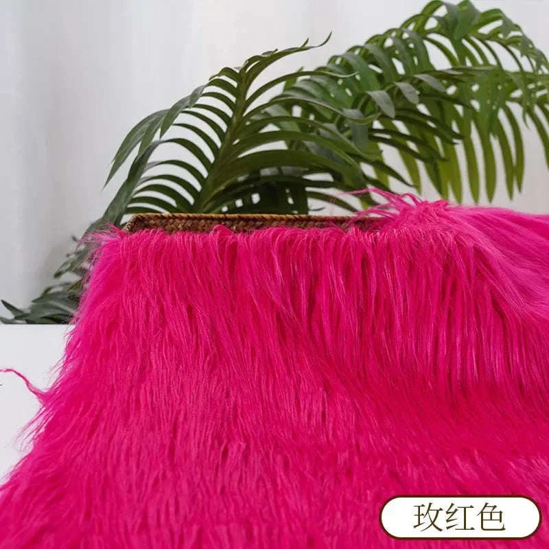 25x45cm Long Hair Faux Fur Fabric for Creative Projects-35 / 25x45cm