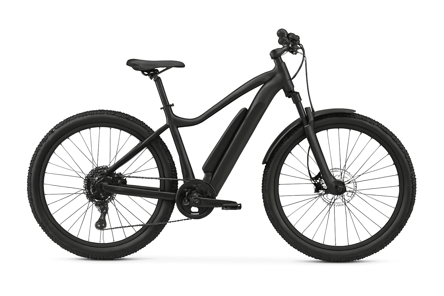 26" Electric Bike 48V 13Ah 7-Speed Commuter E-Bike-Black / 48V   10AH / United States
