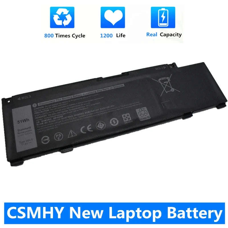 266J9 Laptop Battery for Dell G3, G5 and Inspiron 14-Default Title