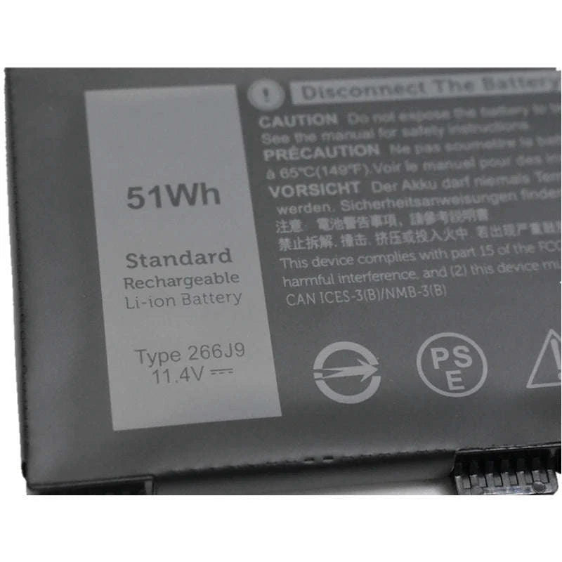 266J9 Laptop Battery for Dell G3, G5 and Inspiron 14-Default Title